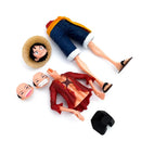 Boneco One Piece Luffy Três Forma de Rostos
