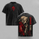 Camiseta Anime Fullmetal Alchemist Edward Elric T-shirts Vintage