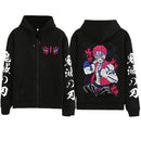 Camisa Anime Demon Slayer Akaza Oversized