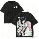 Camiseta Anime Demon Slayer Muichiro Tokito T Shirt Vintage