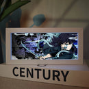 Decoração LED 3D Demon Slayer Anime