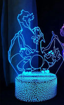 Luminária Pokemon 3D LED USB