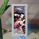 Decoração LED 3D Demon Slayer Anime
