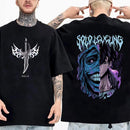 Camiseta Anime Solo Leveling Statue of God Shirt Sung Jinwoo