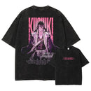 Camiseta Anime Bleach Aizen Sousuke Oversized Vintage