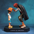 Boneco One Piece  Shanks e Luffy Action