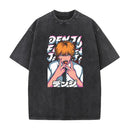 Camiseta Anime Chainsaw Man Vintage
