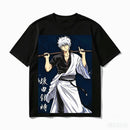 Camiseta Anime GINTOKI T-shirt Retro