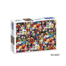 Quebra-Cabeça Brinquedo Cartoon Anime One Piece/ Dragon Ball 1000 Peças