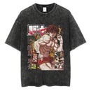 Camiseta Anime Baki Haman Tshirts Vintage