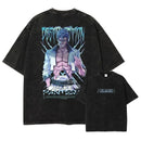 Camiseta Anime Bleach Aizen Sousuke Oversized Vintage