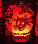 Luminária Pokemon 3D LED USB