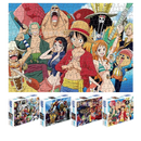 Quebra-Cabeça Brinquedo Cartoon Anime One Piece/ Dragon Ball 1000 Peças