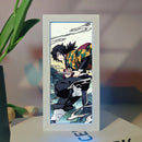Decoração LED 3D Demon Slayer Anime