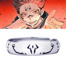 Anel de Metal Anime Jujutsu Kaisen Ryomen Sukuna Itadori Yuji
