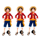 Boneco One Piece Luffy Três Forma de Rostos