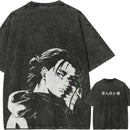 Camiseta Eren Yeager T Shirt Attack on Titan Anime Streetwear