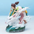 Cartoon Anime Figure Ogino Chihiro And Nigihayami Kohakunushi