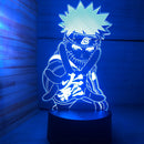 Luminária LED Noturna Anime Naruto Uzumaki