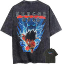 Camiseta Kid Goku T Shirt Men Oversized Vintage Streetwear Retro