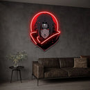 Placa de Luz Neon Naruto Itachi Uchiha, Alimentada por USB, LED Regulável, Decoração de Parede para Quarto, Decoração de Sala de Jogos, Presente para Fãs de Anime