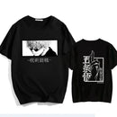 Camiseta Unissex de Algodão Puro Jujutsu Kaisen Satoru Gojo