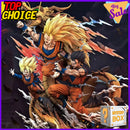 Caixa Mistério Dragon Ball 12pcs Aleatória Cápsula Gacha Brinquedos Super Saiyan Goku Vegeta Majin Bu Cell Frieza Piccolo