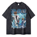 Camiseta Anime Yu-Gi-Oh! Oversized T-Shirt Vintage Streetwear