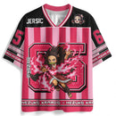 Camiseta Esportiva Oversize Unissex do Anime Demon Slayer Retro